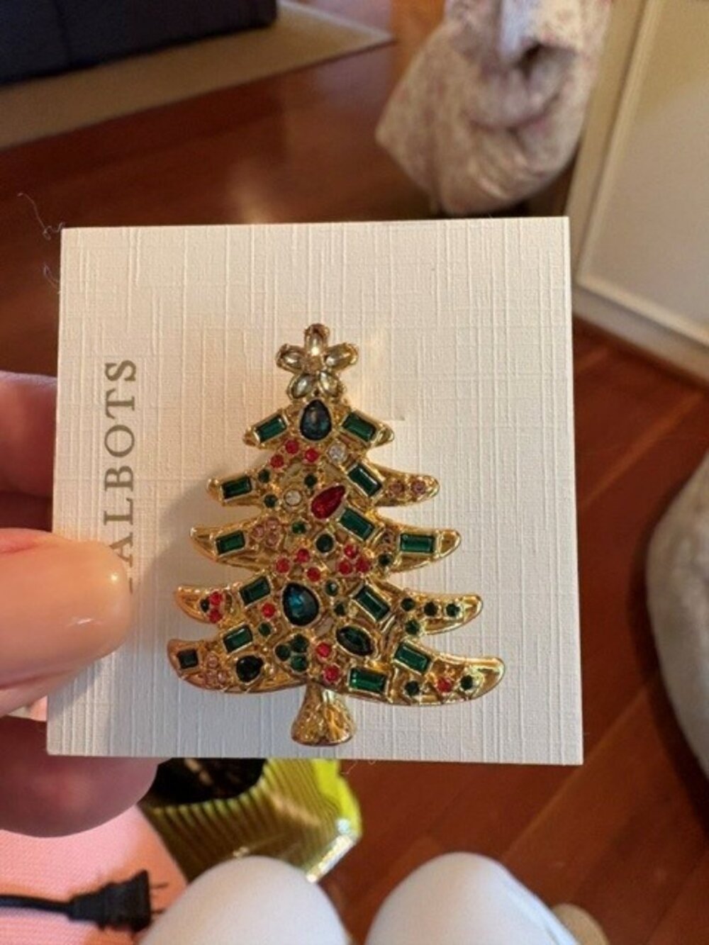 Talbots tree pin - new never worn